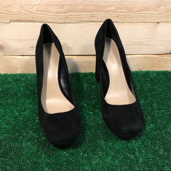 BCBGeneration Black Suede  Finelle x Pumps - Picture 4 of 10